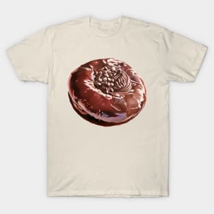 Chocolate Swirl Donut Painting (no background) T-Shirt